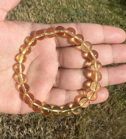 8mm Citrine Bracelet