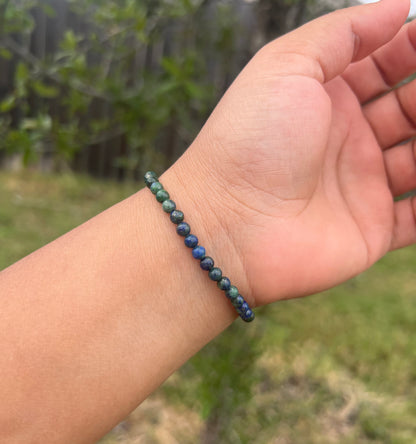 4mm Azurite Bracelet