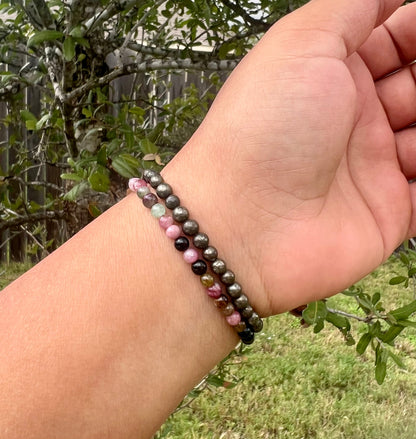 4mm Pyrite Bracelet for Men