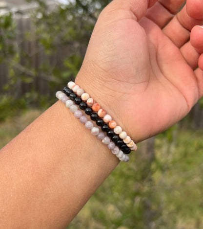 4mm Red Picasso Jasper Bracelet