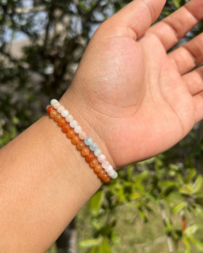4mm Morganite Bracelet for Women