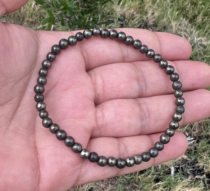 4mm Pyrite Bracelet for Men