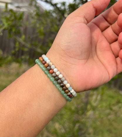 4mm Ocean Jasper Bracelet