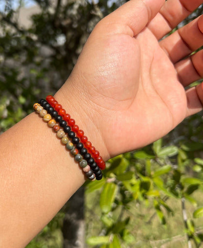 4mm Carnelian Bracelet