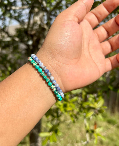 4mm Matte Sodalite Bracelet