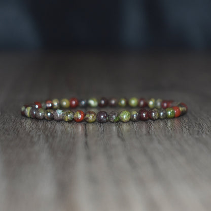 Bloodstone Bracelet 4mm