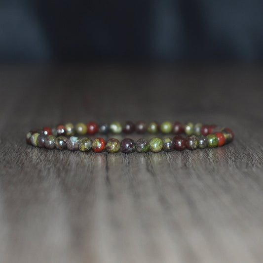 Bloodstone Bracelet 4mm