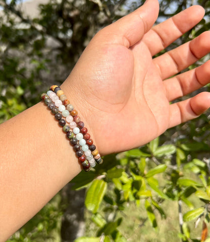 Bloodstone Bracelet 4mm