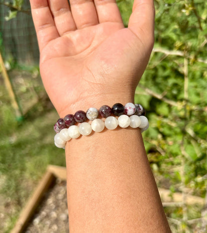 8mm Tourmaline Bracelet for Women and Men Bracelet