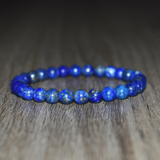 6mm Lapis Lazuli Bead Bracelet for Man and Woman Bracelet