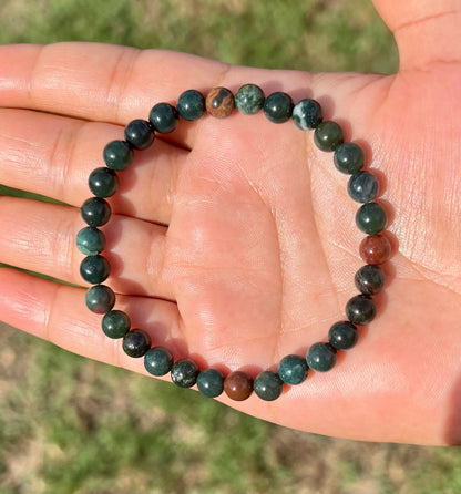 6mm Bloodstone Bracelet