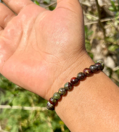 6mm Dragon Bloodstone Bracelet