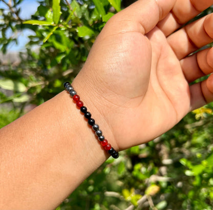 4mm Beaded Bracelet for Men and Women