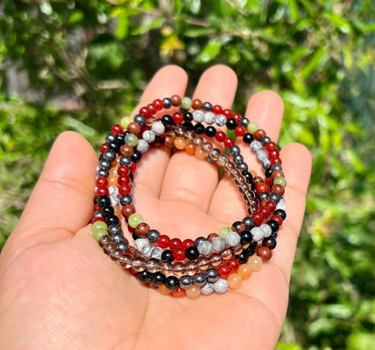4mm Crystal Bracelets for Men