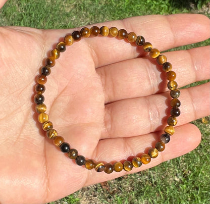 4mm Tiger Eye Bracelet for Women