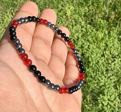 4mm Beaded Bracelet for Men and Women