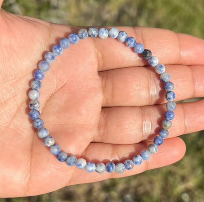 4mm Matte Sodalite Bracelet