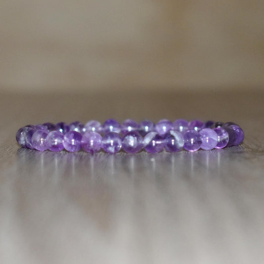 6mm Amethyst Bracelet