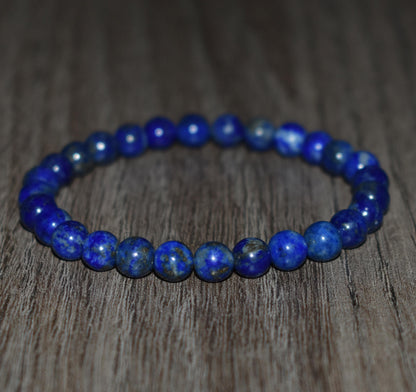 6mm Lapis Lazuli Bead Bracelet for Man and Woman Bracelet