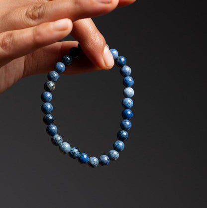 6mm Old Blue Sodalite Bracelet
