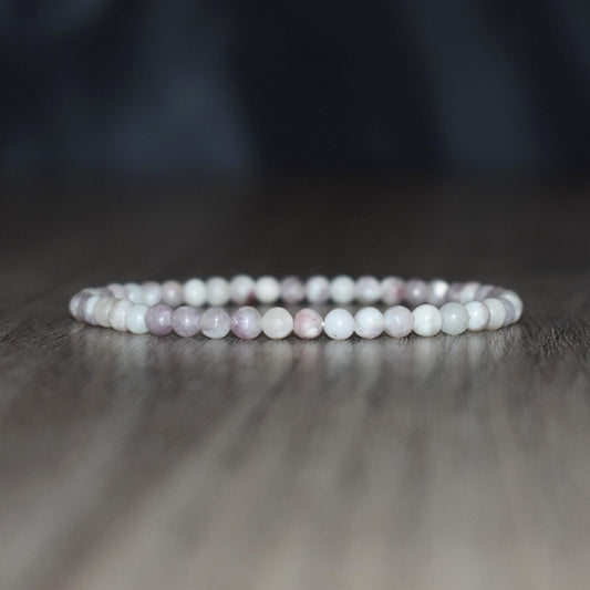 4mm Lilac Jasper Bracelet