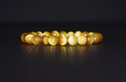 Genuine Honey Tiger Eye Bracelet