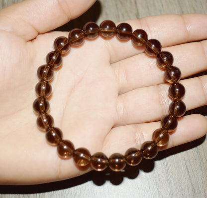 8mm Smoky Quartz Bracelet