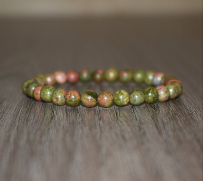 6mm Unakite Bracelet