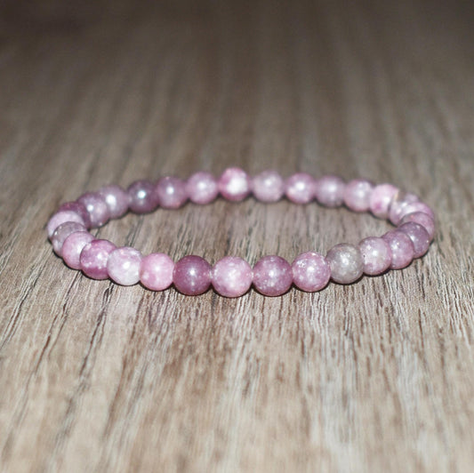 6mm Lepidolite Bracelet