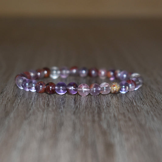 6mm Purple Lodolite Bracelet