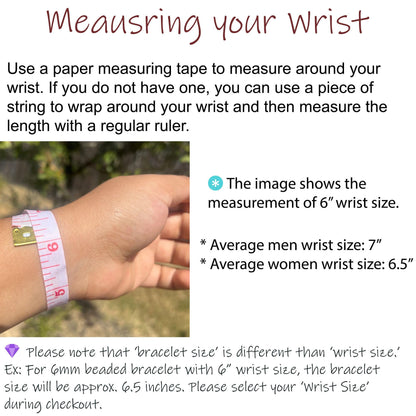 8mm Natural Lepidolite Bracelet for Women and Men Bracelet
