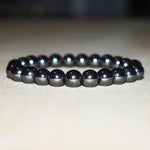 8mm Hematite Bead Bracelet Man